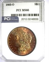 1883-O Morgan PCI MS-66 Exquisite Color