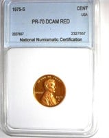 1975-S Cent NNC PR-70 DCAM RD LISTS FOR $15000