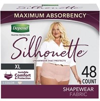 48 Depend Adult Incontinence Postpartum Underwear