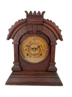 1894 Oak Ansonia Tunis Mantle Clock