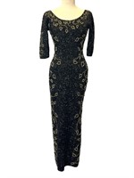 Vintage Hand Beaded Cocktail Dress