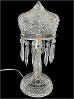 American Pressed Glass Electric Lamp