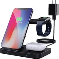 Moko 3 in 1 Wireless Charger Stand, Compatible