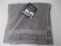 Serenity Hand Towel 2pk, Grey, 100% Cotton
