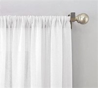 No. 918 Cory Open Weave Cotton Semi-Sheer Curtain,