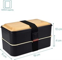 Bento Box - Leakproof 2 Tier Bento Lunch Box with