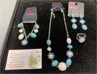 5 piece new jewelry set donated by Bricker