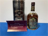 Vintage '90s Sealed Bottle of Chivas Whisky