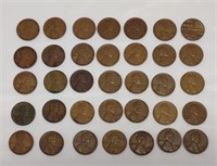 (35) 1930's Wheat Pennies