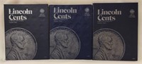 (3) Whitman Lincoln Cents Coin Folders (2