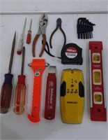Hand Tools, Tape Measure, Stud Finder, Level