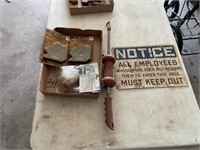 Notice Sign, Puller Part, Magnets