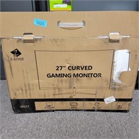 Z-edge 27" curved gaming moniter(tested, works)