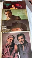 Willie Nelson & Ray Price 4 LP Lot