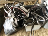 Horse Bridles with File Box