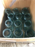 Blue Canning Jars