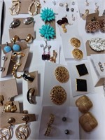 Lot of Costume Earrings- Clip On and More