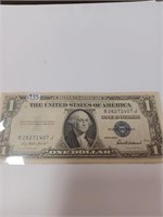 1935 Silver Certificate One Dollar Bill