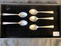 5 1939 NYC World's Fair Souvenir Spoons