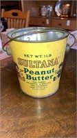 Sultana peanut butter 1lb tin the Great Atlantic