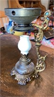 Antique vaso cresolene lamp