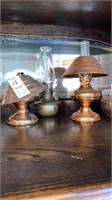 3-mini metal oil lamps
