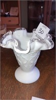 Fenton silvercrest mini vase 4’’ tall