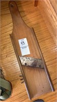 Antique Wooden kitchen slicer 12’’ long