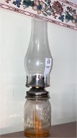 Ball mason Jar oil lamp