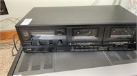 JVC stereo/double cassette deck
