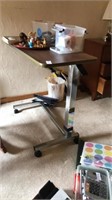 Adjustable bedside stand on casters
Contents