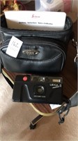 Leica camera and case