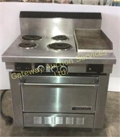 Garland electric commercial stove .