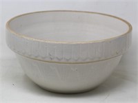Stoneware Pottery Mixing Bowl with Rim