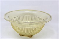 Vintage Federal Glass Rolled Rim Mixing Bowl