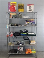 Assorted Lot Of Items - Rack Not Included
