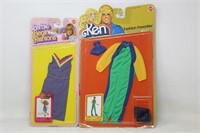 1979 Ken & Barbie Doll Clothes w/Original Pkg.
