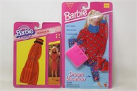 1982 & 1993 Barbie Doll Clothes In Original Pkg