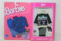 1987 & 1995 Ken & Barbie Doll Clothes In