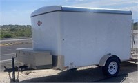 6 X 10 Small Enclosed Trailer -  CLEAN INSIDE