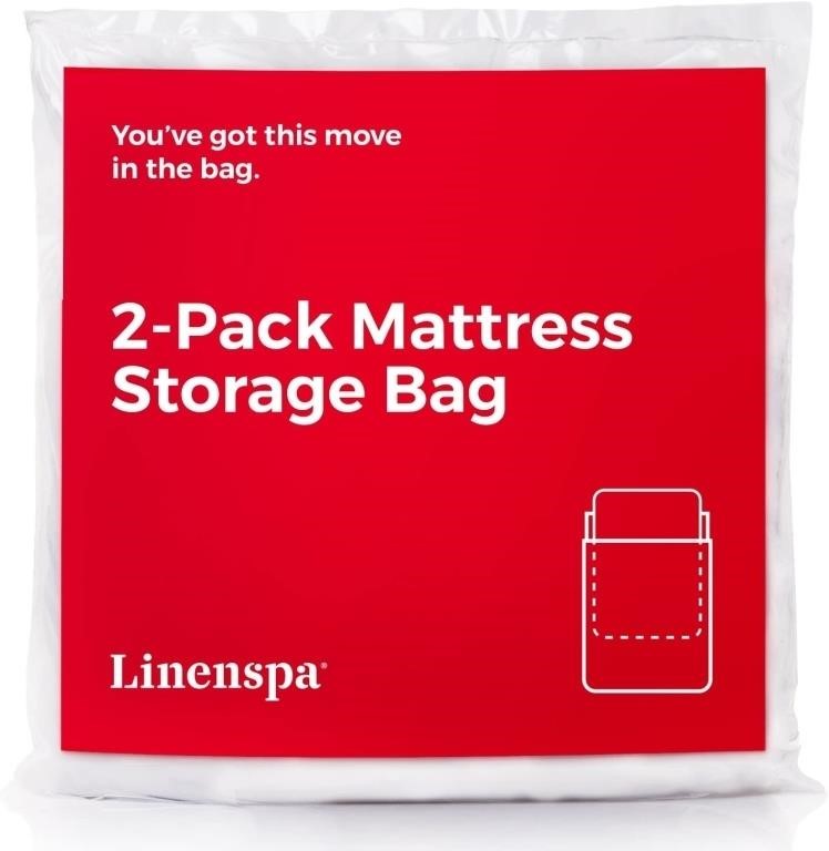 LINENSPA 2-Pack Mattress Bag for Moving and