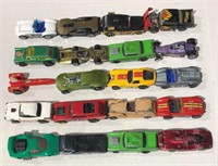 20 Assorted Hot Wheel Type Cars