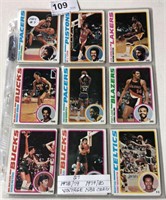 27- 1978/1979 & 1979/1980 NBA Vintage Cards