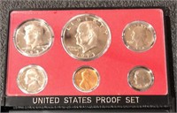 1973 S US Mint Proof Set -6 Coins w/ Ike Dollar