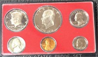 1976 S US Mint Proof Set -6 Coins w/ Ike Dollar