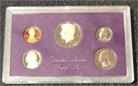 1984 S US Mint Proof Set -5 Coins