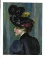 Pierre-Auguste Renoir - "Jeune Femma au chapeau n