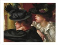 Pierre-Auguste Renoir - "Au Theatre, la loge". 1