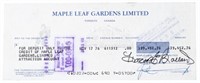 Vintage Maple Leaf Gardens Limited Cheque Dated No
