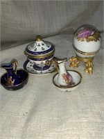MINIATURE LIMOGES FRENCH TRINKETS